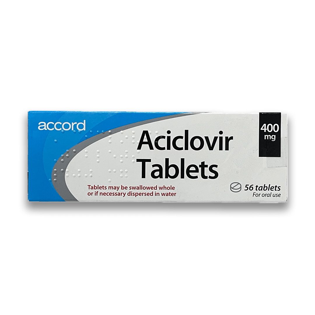 Aciclovir 400mg tablets.