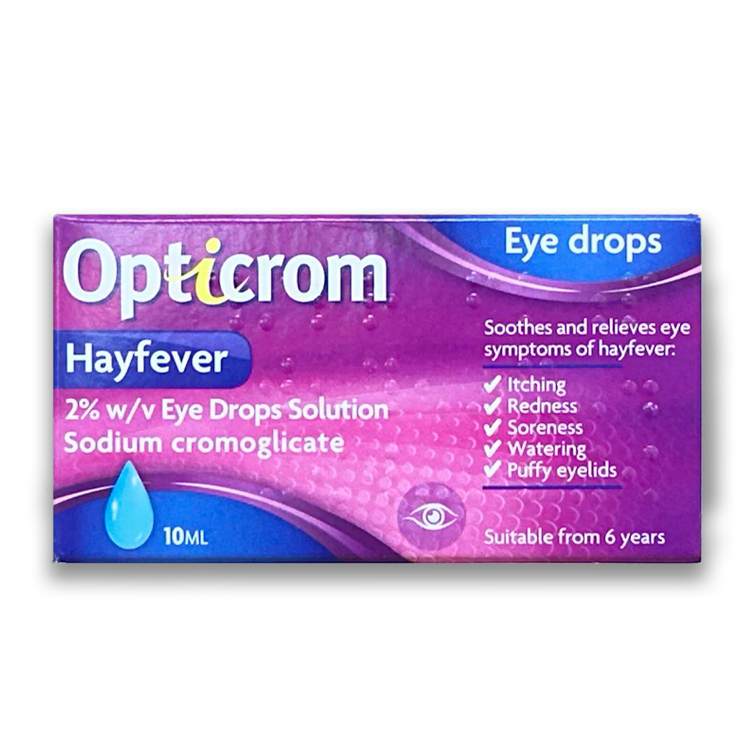 Opticrom 2 % p/v Hay ever, gouttes pour les yeux