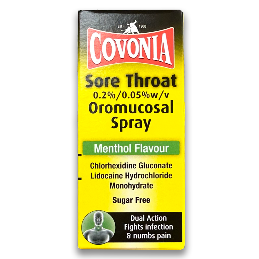 Covonia Mal de gorge 0,2 %/0,05 % Spray oro-muqueux mentholé