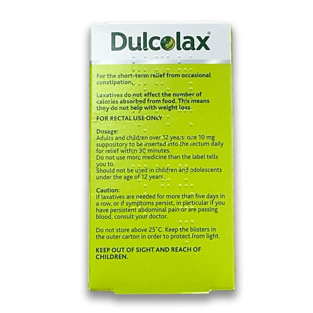 Dulcolax 10mg 12 Suppositoires