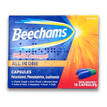 كبسولات Beechams MAX Strength الكل في واحد