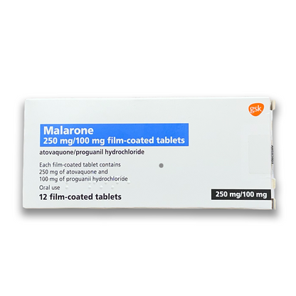 Malarone 250mg/100mg comprimés