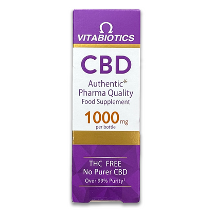 Gouttes d'huile de CBD Vitabiotics 1000 mg