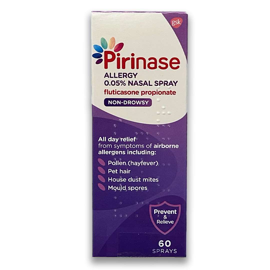 Spray nasal contre le rhume des foins Pirinase