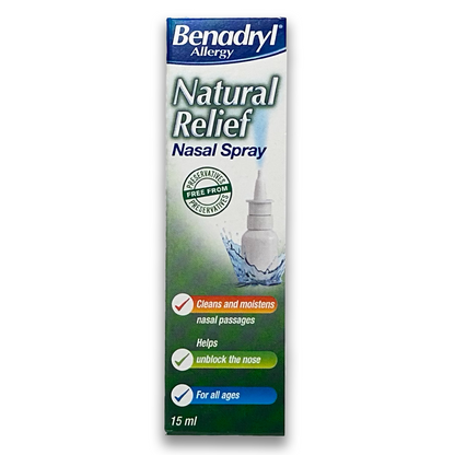 Benadryl Allergy Natural Relief Nasal Spray