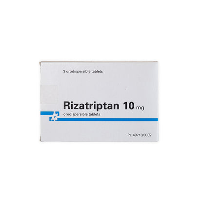 Comprimés de rizatriptan 10mg