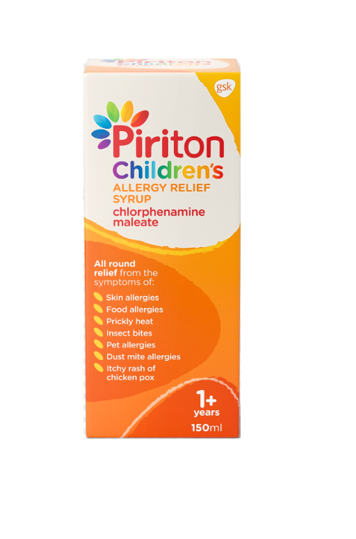 Piriton Antihistamine Allergy Relief Syrup for Children - 150ml - Rightangled